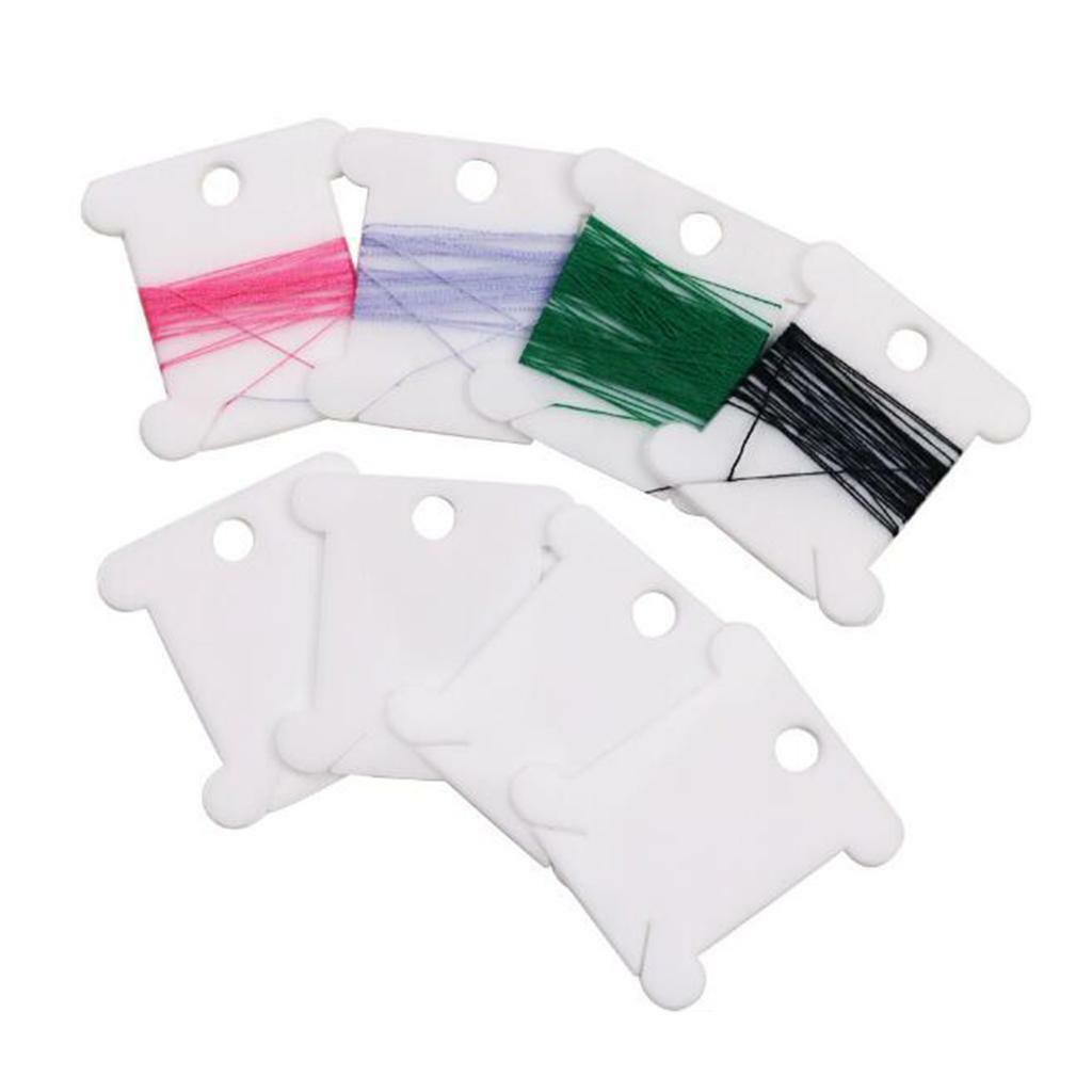 200Pcs Floss Bobbins Organizer Winder Embroidery Thread Bobbin DIY Tool