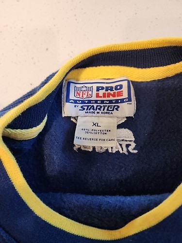 LA Chargers Años 90 SAN DIEGO CARGADORES STARTER SUDADERA TOP XL - Imagen 7 de 11