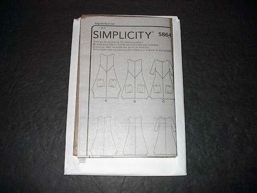 Simplicity Pattern 8640 Misses' Elaine Heigl Designer Dress / Tunic 10 ~ 18 Unc - Picture 2 of 3