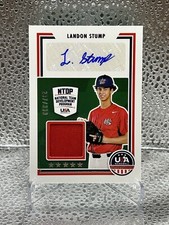 2022 Panini USA Baseball Stars And Stripes LANDON STUMP Relic Auto /399 SSS-LS