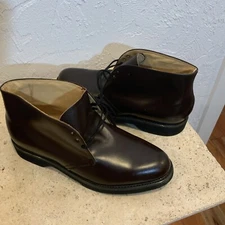 Vtg 1960s Mason Chippewa Falls Chukka Work Wear Boots 9 D Cush N Crepe