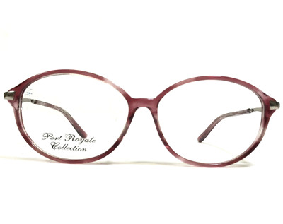 Port Royale Collection Eyeglasses Frames LINDA #2 Clear Pink Silver 53-12-130
