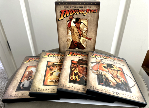 Indiana Jones The Complete Movie Collection 4 DVD Box Set In Excellent Condition