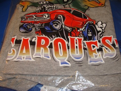 T-Shirt Carquest Rat Fink Style Fruit of the Loom in Sealed Package Size XL - Imagen 11 de 13