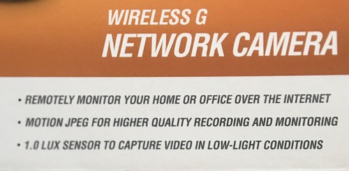 D-Link DCS-920 Wireless-G Internet Camera Security for Home or Office New - Picture 4 of 9