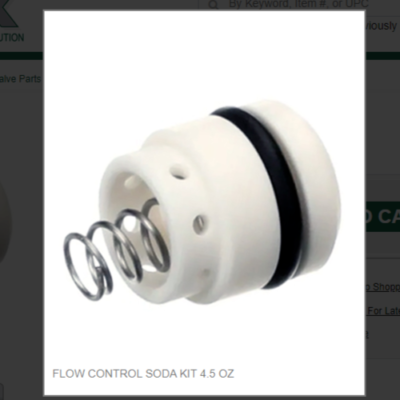 #ad FLOW CONTROL SODA KIT 4.5 OZ #82 2227 $38.07