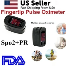 CONTEC Finger Tip Blood Oxygen Meter SPO2 PR Pulse Monitor LED Display USA
