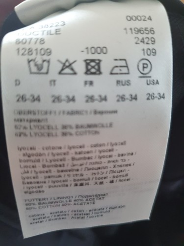 Damen Drykorn Cargohose Ductile in Schwarz,Gr 26/34,Neu - Bild 6 von 6
