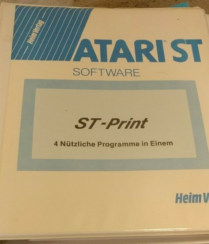 ST-Print 4 Programme in einem (Heim 1988) for  ST 520 1040 (Disc, Box, Manual)  - Bild 1 von 2