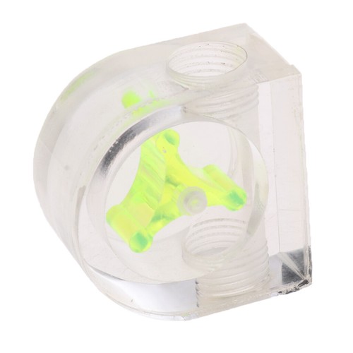 Wasserkühlung Durchflussmesser Acryl G1/4'' Durchflussanzeige 2 Wege Grün - Bild 1 von 5