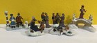 The Franklin Mint 1988 Victorian  Winter Village People No Boxes FLAWS