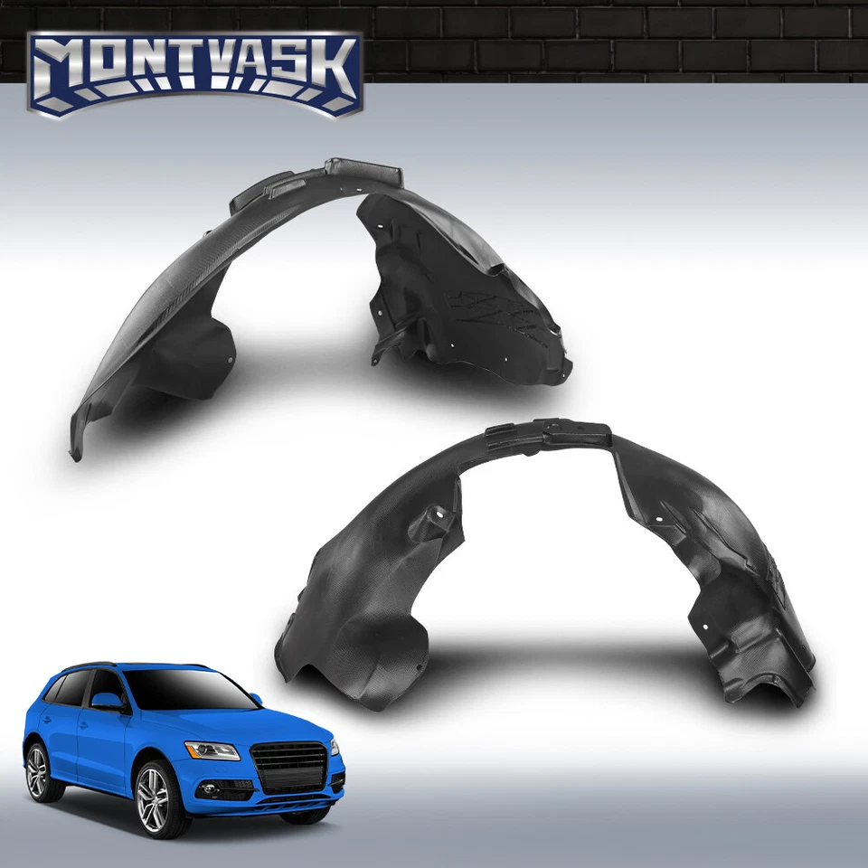 Fit For 2009-2017 Audi Q5 SQ5 Front Left+Right Fender Liner Inner Splash Shield Foto 2 de 4