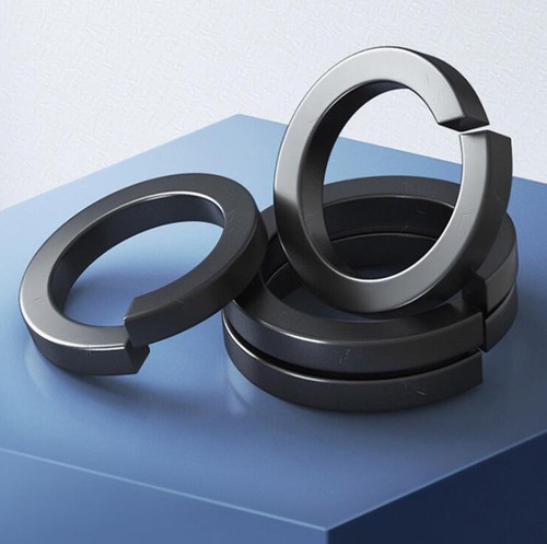 Spring Coil Washers M2 M2.5 M3 M4 M5 M6 M8-M30 Grade 8 Black Lock Spiral Washers - Picture 4 of 4