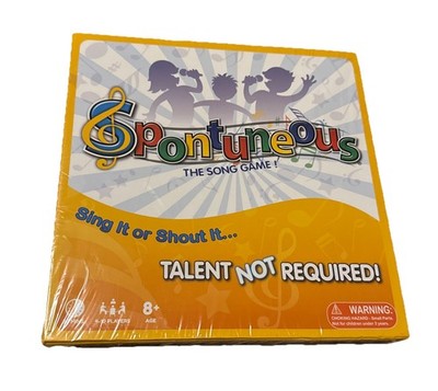 Spontuneous - The Song Game - Sing It or Shout It - Family Party Board Game