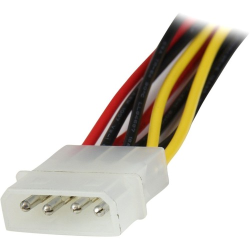 StarTech 12in LP4 to 2x Latching SATA Power Y Cable Splitter Adapter - 4 Pin - Picture 3 of 3
