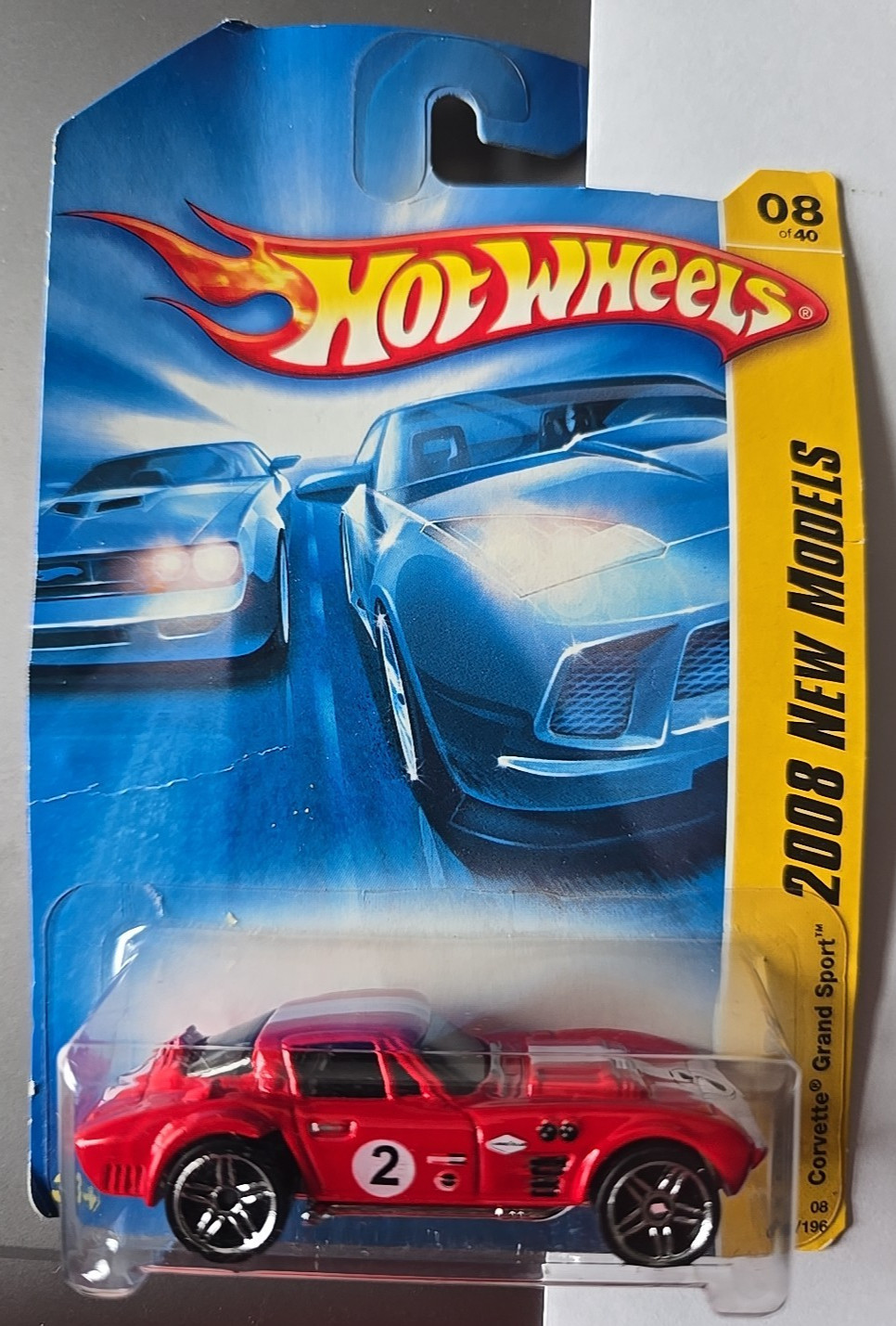 Hot Wheels 2008 New Models 8/40 Corvette Grand Sport Red