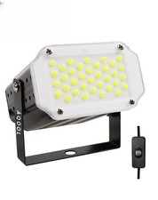 White Halloween Strobe Light, Sound Activated 36 LED Strobe Lights for Partie...