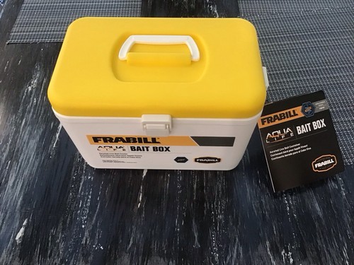 Neu Frabill 14042 Köderbox mit Belüfter Lebendköder Aufbewahrung Kühlbox