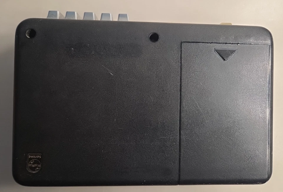 PHILIPS N2211 Micrófono Electret Automático Cassette Cinta Grabadora - De colección Foto 3 de 4