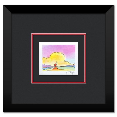Peter Max Segelboot am Horizont Gerahmte Lithografie Lim. Ed. Handsigniert COA