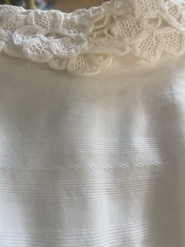 Karen Alexander 80’s Vintage White Dress Size m/L 12 - Picture 7 of 11