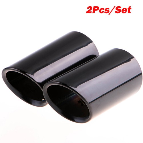 AQTQAQ Chrome Plating Stainless Steel Car Exhaust Muffler Tip Pipes Covers for A - Picture 10 of 10