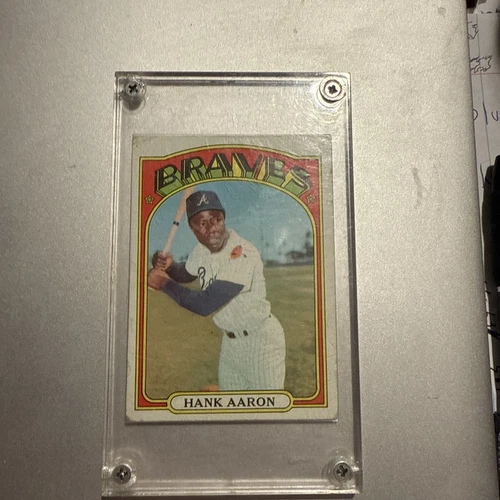 1972 Topps Hank Aaron #299  Atlanta Braves