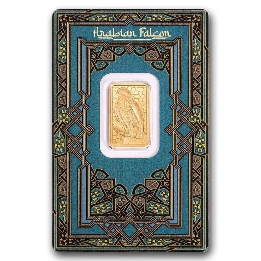 5 gram Gold Bar - PAMP Arabian Falcon (w/Assay & Frame) | eBay