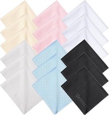6 Pack Microfiber Glasses Cleaning Cloth, Wipes Lens Eyeglasses  Screens -
