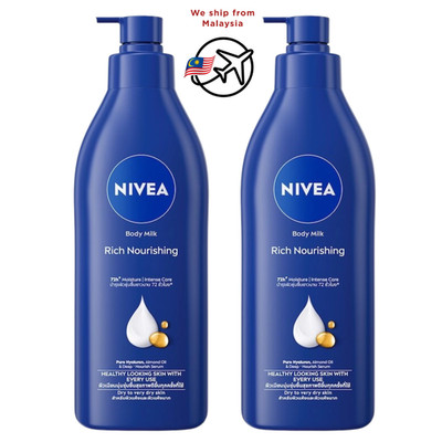 Nivea Nourishing Body Milk Lotion 350ml Dry to Very Dry Skin (2 pack)