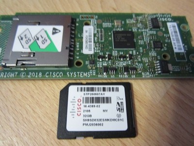 Cisco 32GB MicroSD Card + UCS B series MicroSD card reader pn 800-47634-02