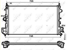 Radiateur Fiat CROMA