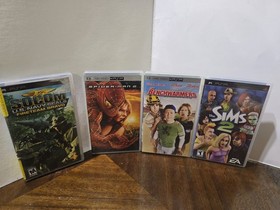 Sony PSP-3001 Console Piano Black with Original Box Charger 2 umd & 2 Games