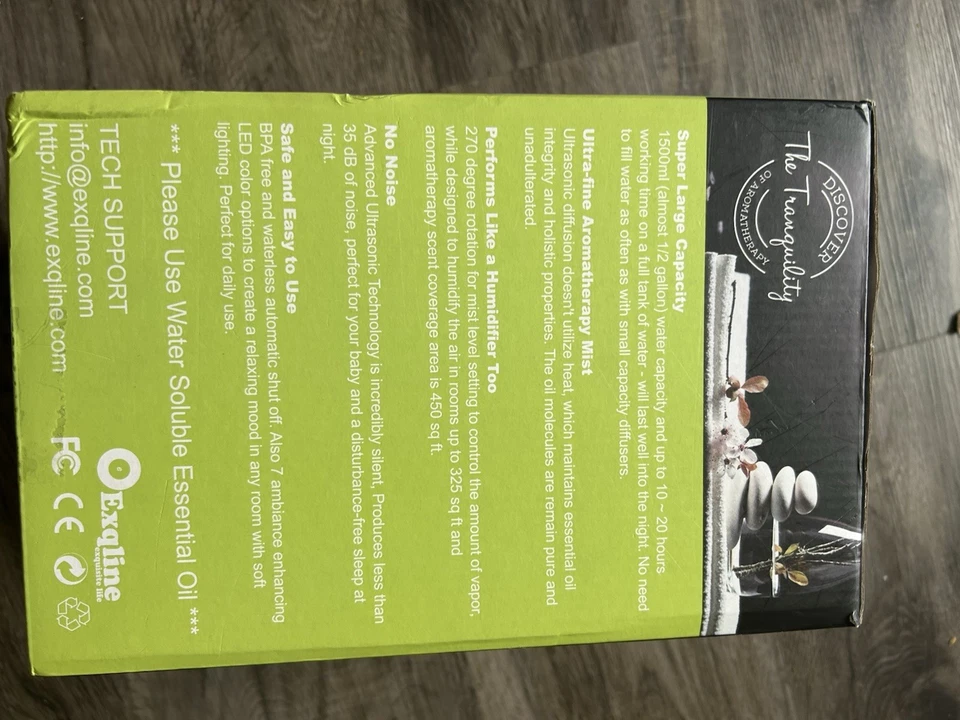 DoTERRA Aroma Lite Diffuser Led Nightlight 4 & 8 Hour Timer Compact NEW Open Box - Image 2 of 3