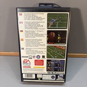 Sega Saturn Game Madden NFL 97 Boxed with Manual