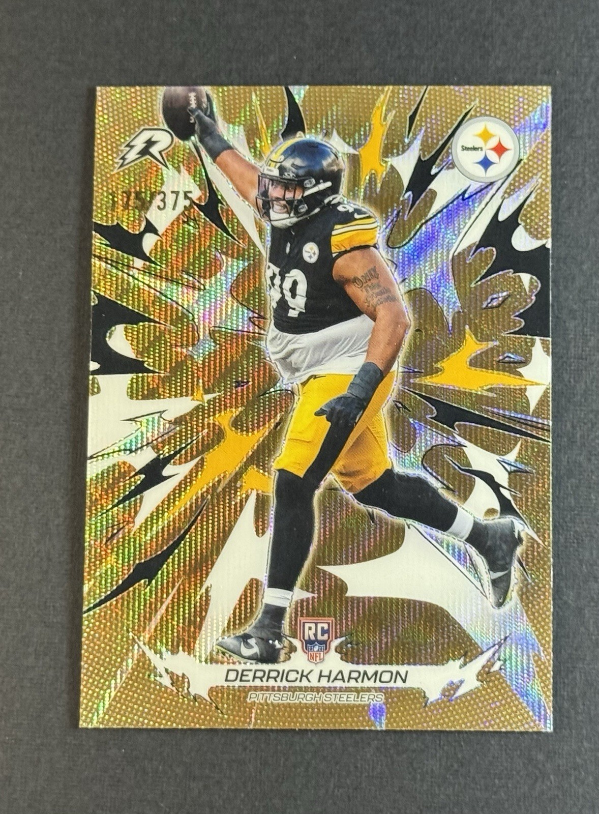 2026 Topps Resurgence Derrick Harmon #181 Bronze Surge Refractor /375 (RC)