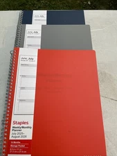 2025-2026 Staples 8.5" x 11" Academic Weekly & Monthly Planner