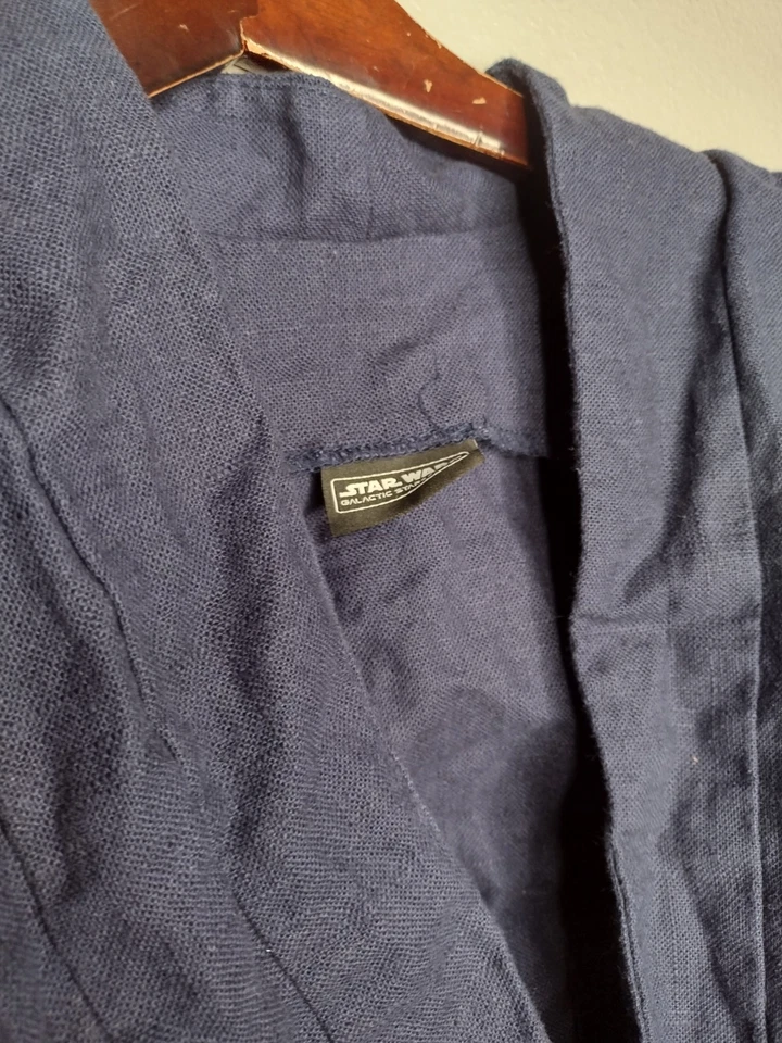 Disney Star Wars Juvenil Sable Túnica Disfraz Niño Top Camisa Azul Marino Chaqueta B4 Foto 2 de 4