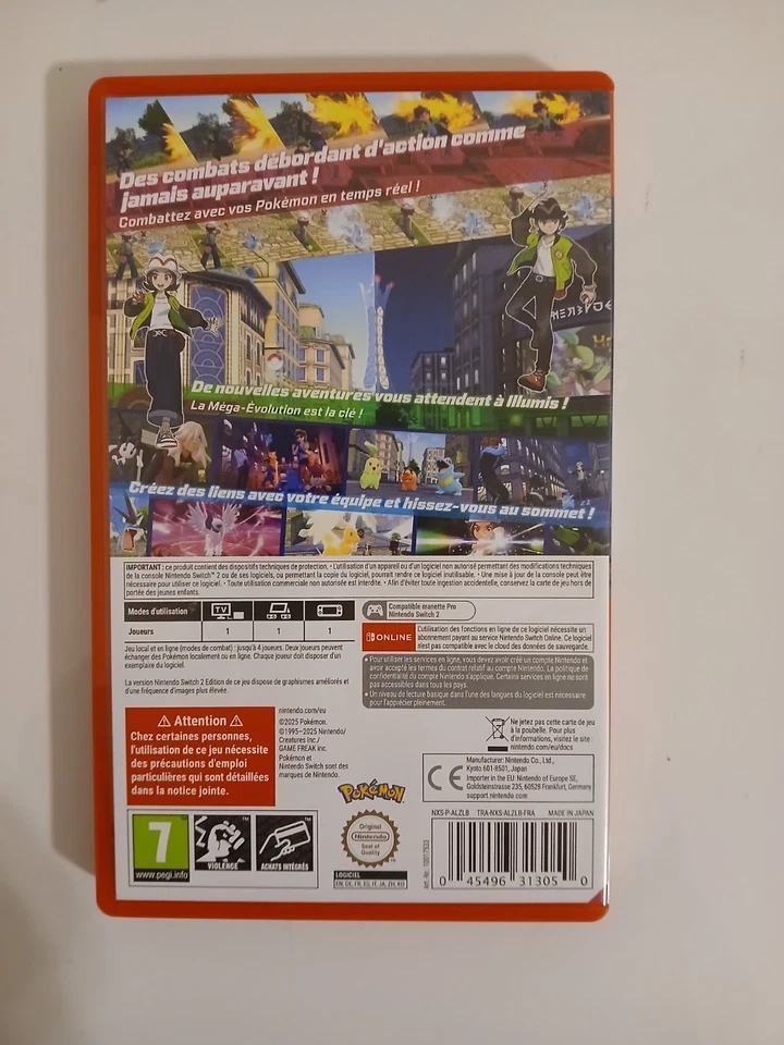 LEGENDES POKEMON Z-A (NINTENDO SWITCH 2 EDITION) SWITCH 2 FR OCCASION (GAME IN E, photo 2 sur 3