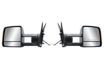 Pair Left+Right Towing Mirror Power With Light For 07-21 Toyota Tundra Sequoia