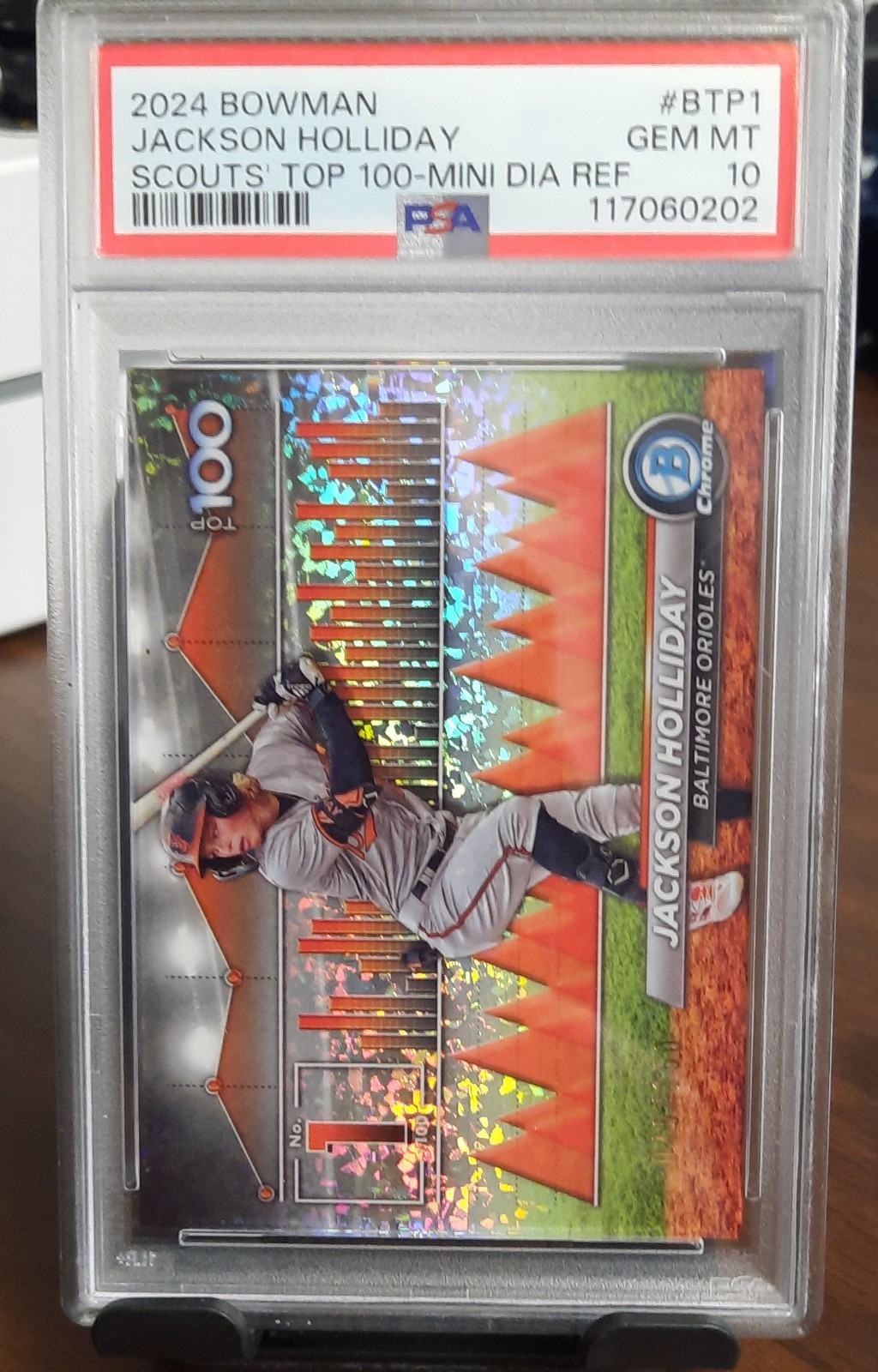 2024 Bowman Scouts Top 100 Jackson Holliday #BTP-1 Mini-Diamond /150 PSA 10🔥🔥