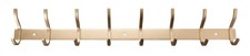 ESKASI Garderobenleiste Gold 59 cm mit 8 Haken, Wandmontage-Set