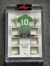 2022 Leaf Pearl Patch Hallowed Heros 6/12 Pelé/Pele