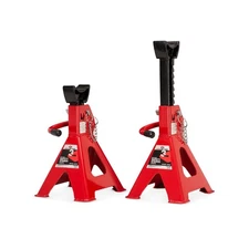 AFF 3 Ton Jack Stand Set - Heavy Duty Ratchet Style Jack Stands - Pair