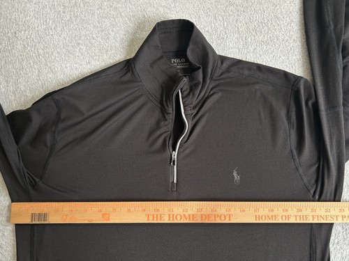 Polo Ralph Lauren Pullover Men Large 1/4 Zip Sweater Sweatshirt Performance - Picture 7 of 10