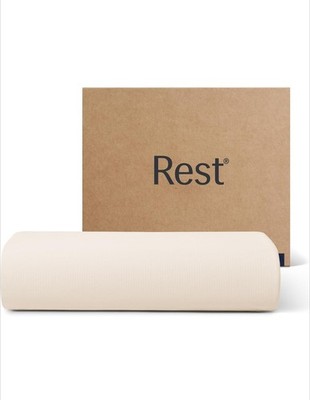 REST  Evercool + Cooling Flat Sheet for Hot Sleepers, Cali King/King. Snow Ivory