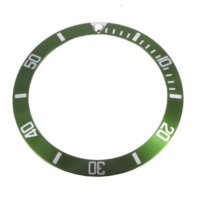 Lünetten-Inlay ''Kermit'' grün kompatibel zu Rolex Submariner 16610LV