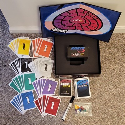 Buffalo Games Imaginiff Board Game Party Theme Bonus Cards Ages 12+ 3-8 Players