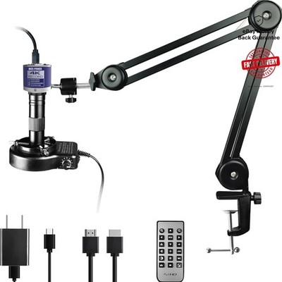High Definition 48MP 4K Video Microscope with Foldable Stand & Precise Lighting