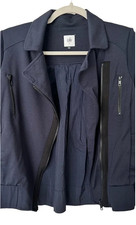 Cabi Chance Jacket 5476 Navy Blue Medium NWOT Women's Designer